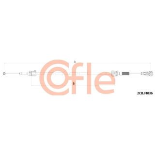 Trosas, neautomatinė transmisija COFLE 2CB.FI036