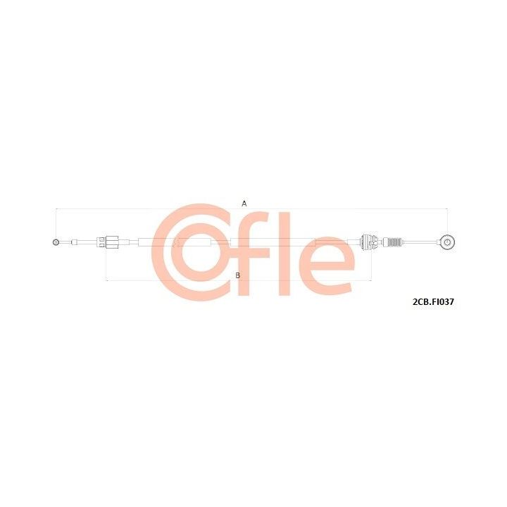 Trosas, neautomatinė transmisija COFLE 2CB.FI037