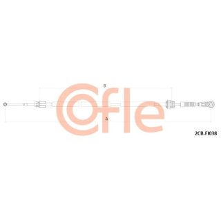 Trosas, neautomatinė transmisija COFLE 2CB.FI038