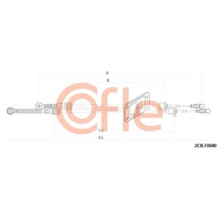 Trosas, neautomatinė transmisija COFLE 2CB.FI040