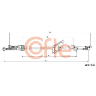 Trosas, neautomatinė transmisija COFLE 2CB.FI041