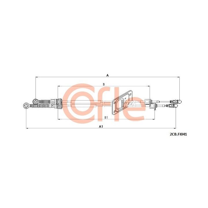 Trosas, neautomatinė transmisija COFLE 2CB.FI041