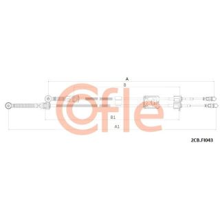 Trosas, neautomatinė transmisija COFLE 2CB.FI043
