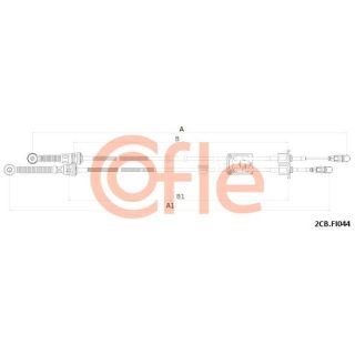 Trosas, neautomatinė transmisija COFLE 2CB.FI044