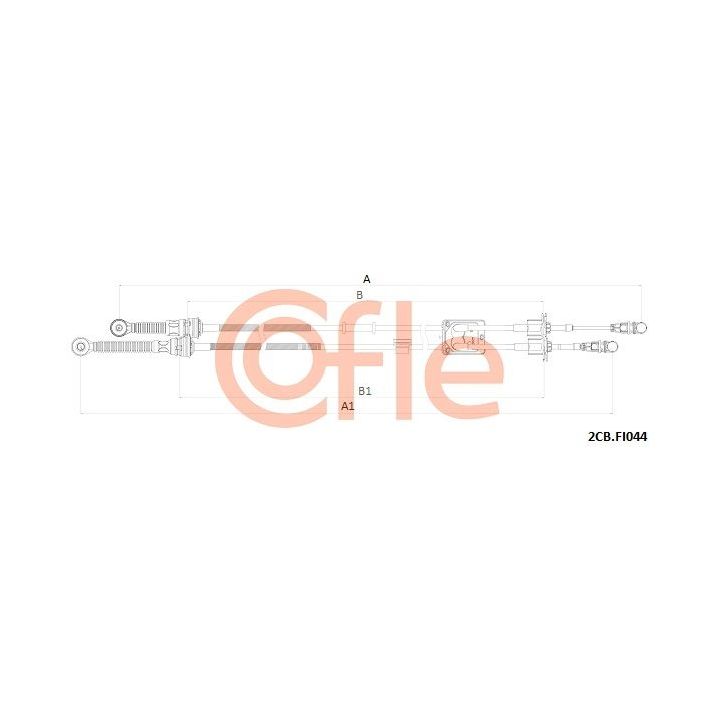 Trosas, neautomatinė transmisija COFLE 2CB.FI044