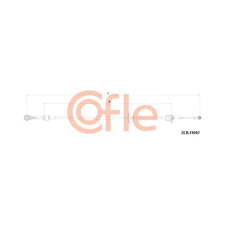 Trosas, neautomatinė transmisija COFLE 2CB.FI047