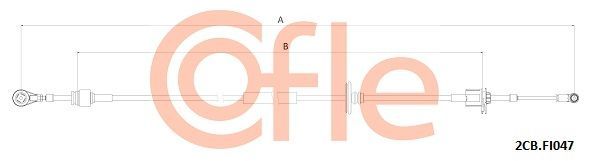 Trosas, neautomatinė transmisija COFLE 2CB.FI047