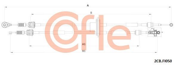 Trosas, neautomatinė transmisija COFLE 2CB.FI050