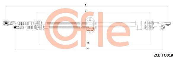 Trosas, neautomatinė transmisija COFLE 2CB.FO018