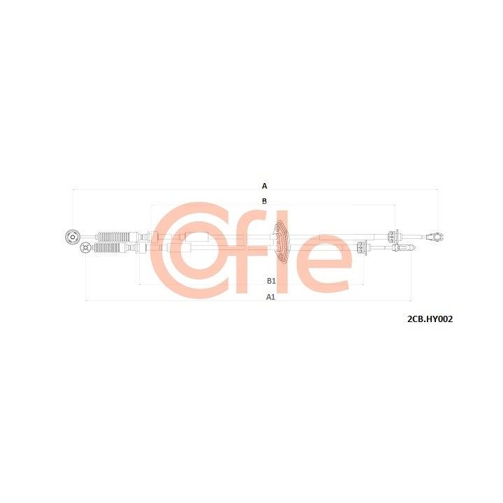 Trosas, neautomatinė transmisija COFLE 2CB.HY002
