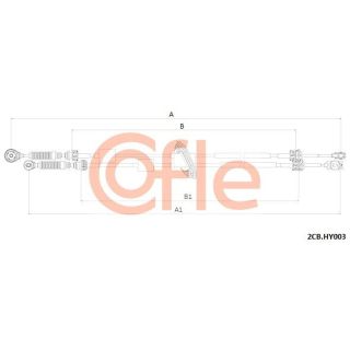 Trosas, neautomatinė transmisija COFLE 2CB.HY003