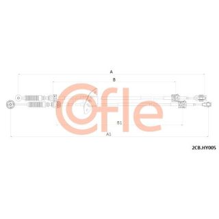 Trosas, neautomatinė transmisija COFLE 2CB.HY005