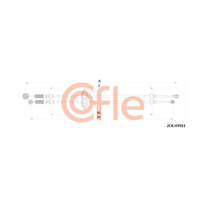Trosas, neautomatinė transmisija COFLE 2CB.HY011