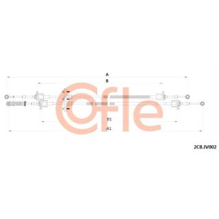 Trosas, neautomatinė transmisija COFLE 2CB.IV002