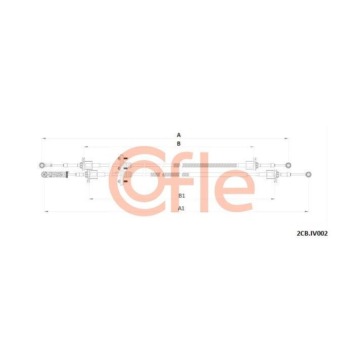 Trosas, neautomatinė transmisija COFLE 2CB.IV002