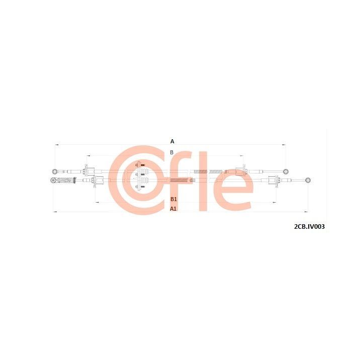 Trosas, neautomatinė transmisija COFLE 2CB.IV003
