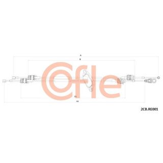 Trosas, neautomatinė transmisija COFLE 2CB.RE001