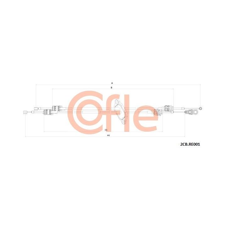 Trosas, neautomatinė transmisija COFLE 2CB.RE001