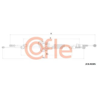 Trosas, neautomatinė transmisija COFLE 2CB.RE005