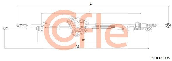 Trosas, neautomatinė transmisija COFLE 2CB.RE005