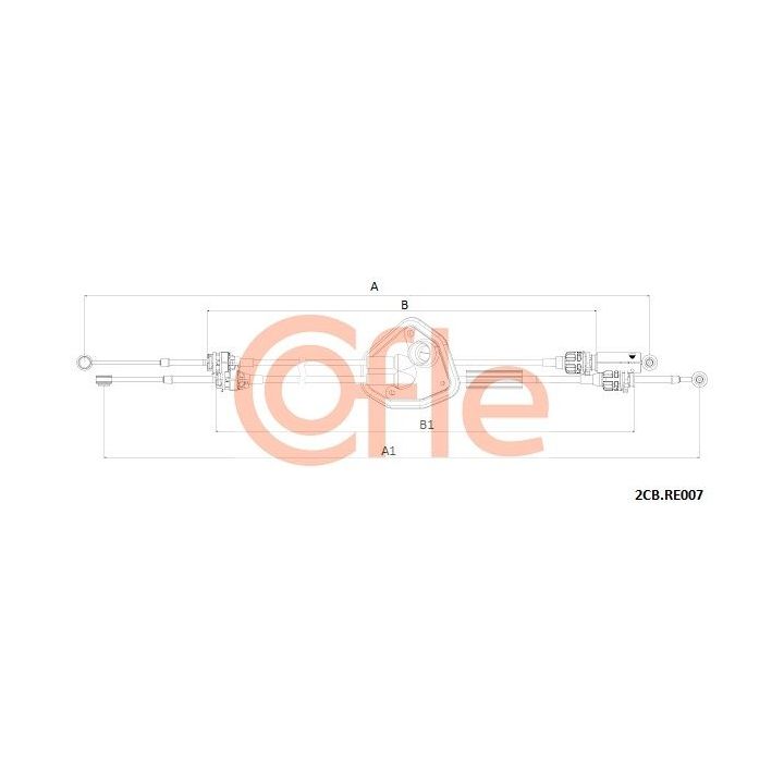 Trosas, neautomatinė transmisija COFLE 2CB.RE007