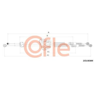 Trosas, neautomatinė transmisija COFLE 2CB.RE009