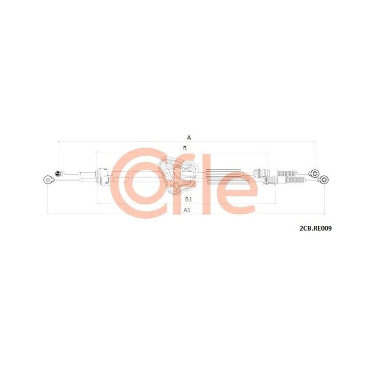 Trosas, neautomatinė transmisija COFLE 2CB.RE009