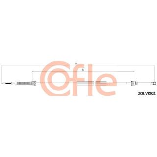 Trosas, neautomatinė transmisija COFLE 2CB.VK021