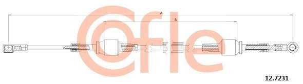 Trosas, neautomatinė transmisija COFLE 92.12.7231