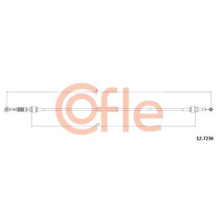 Trosas, neautomatinė transmisija COFLE 92.12.7236