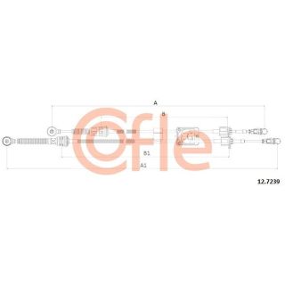 Trosas, neautomatinė transmisija COFLE 92.12.7239