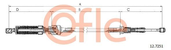 Trosas, neautomatinė transmisija COFLE 92.12.7251