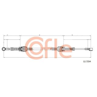 Trosas, neautomatinė transmisija COFLE 92.12.7254