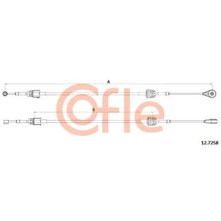 Trosas, neautomatinė transmisija COFLE 92.12.7258