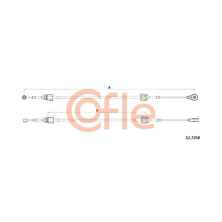 Trosas, neautomatinė transmisija COFLE 92.12.7258
