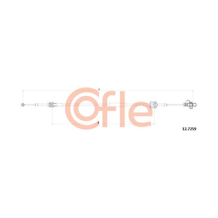 Trosas, neautomatinė transmisija COFLE 92.12.7259
