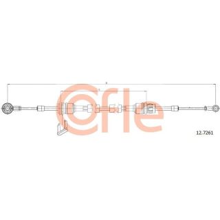 Trosas, neautomatinė transmisija COFLE 92.12.7261