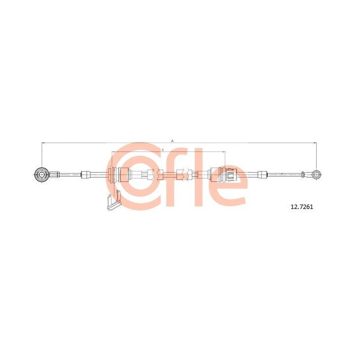 Trosas, neautomatinė transmisija COFLE 92.12.7261