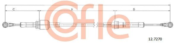 Trosas, neautomatinė transmisija COFLE 92.12.7270