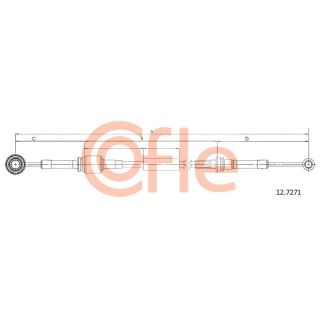 Trosas, neautomatinė transmisija COFLE 92.12.7271