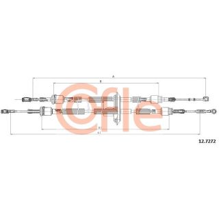 Trosas, neautomatinė transmisija COFLE 92.12.7272
