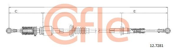 Trosas, neautomatinė transmisija COFLE 92.12.7281