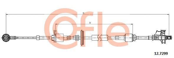 Trosas, neautomatinė transmisija COFLE 92.12.7299