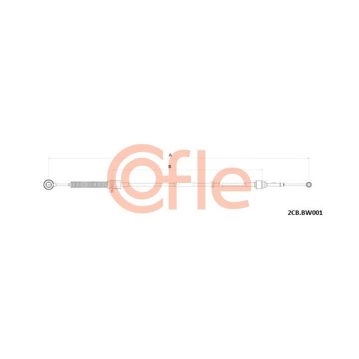 Trosas, neautomatinė transmisija COFLE 92.2CB.BW001