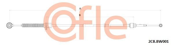 Trosas, neautomatinė transmisija COFLE 92.2CB.BW001