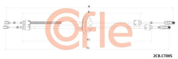 Trosas, neautomatinė transmisija COFLE 92.2CB.CT005