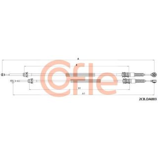 Trosas, neautomatinė transmisija COFLE 92.2CB.DA003