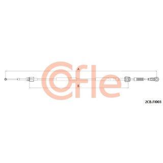 Trosas, neautomatinė transmisija COFLE 92.2CB.FI003