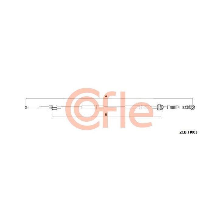 Trosas, neautomatinė transmisija COFLE 92.2CB.FI003