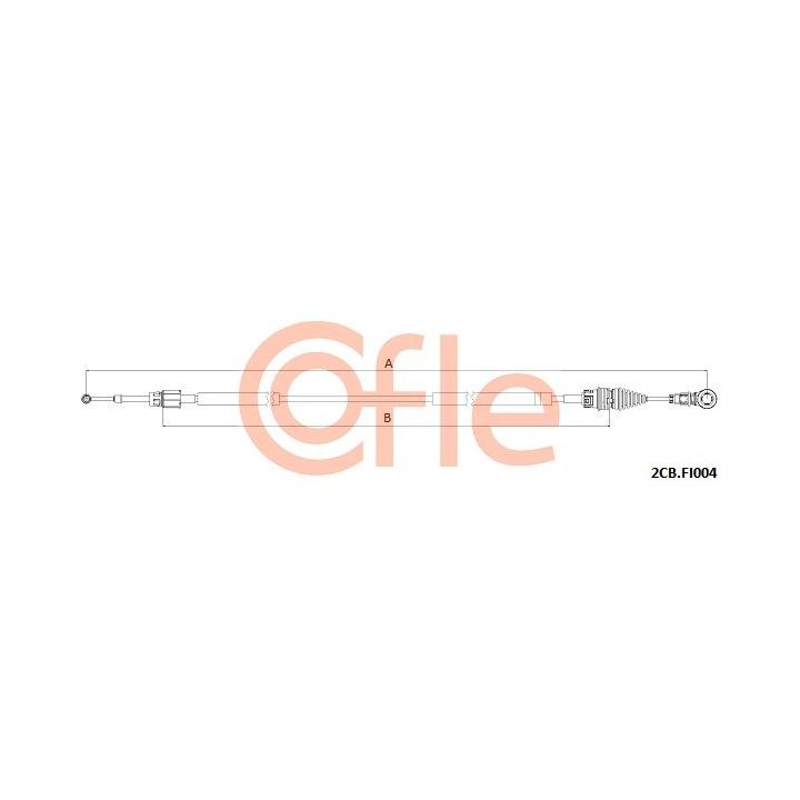 Trosas, neautomatinė transmisija COFLE 92.2CB.FI004